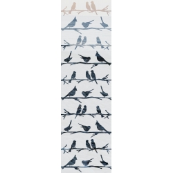 ROZ30 59x200 naklejka na okno wzory zwierzęce - ptaki